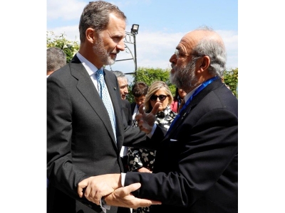 Felipe VI Re Di Spagna e Michele Capasso